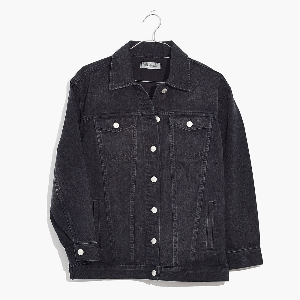 Madewell The Oversized Jean Jacket in Lunar Wash
